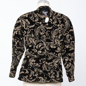 Brocade Fontaine in Golg/Black